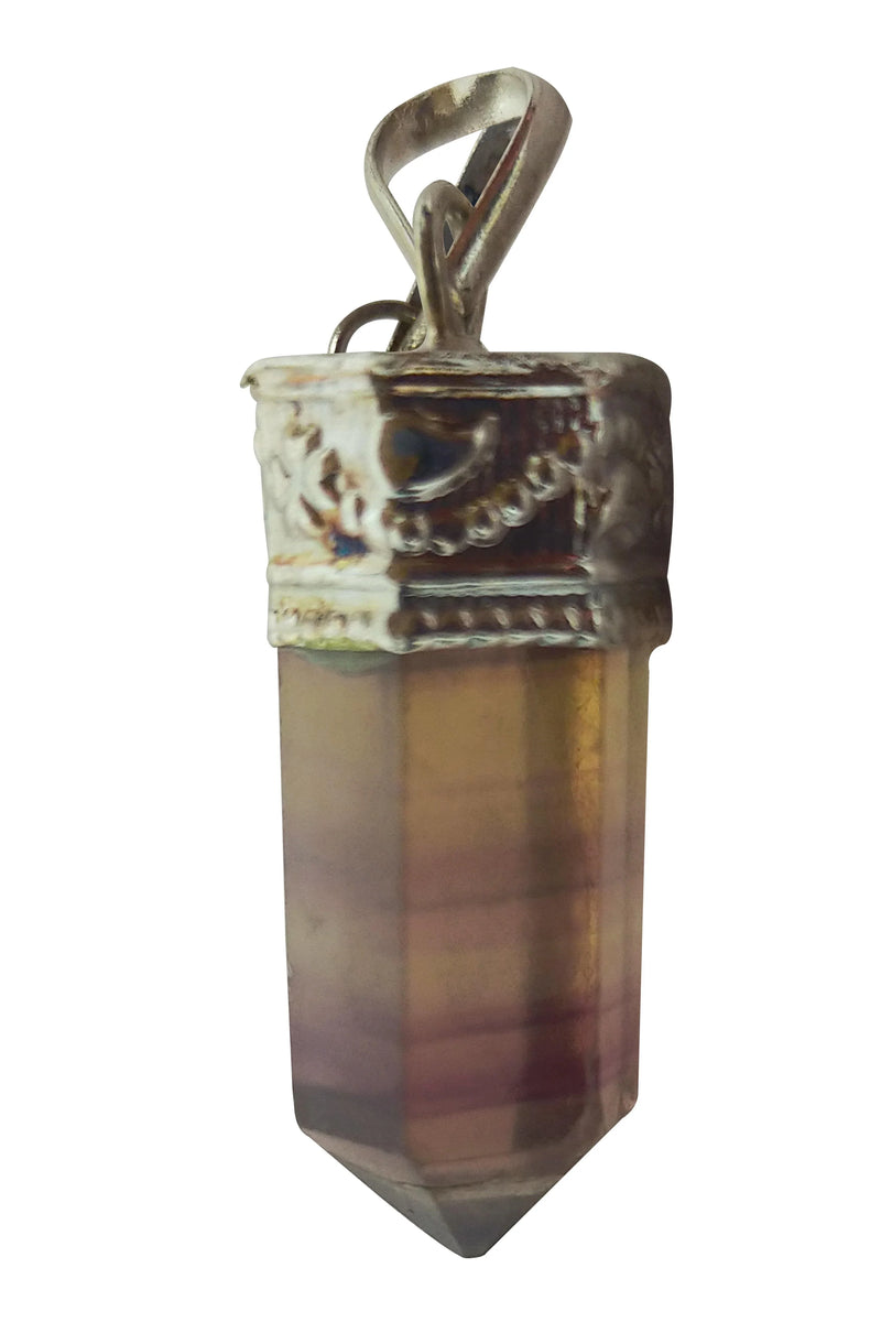 Multi Fluorite Pendant - Clarity & Harmony | Brahmatells - BrahmatellsStore
