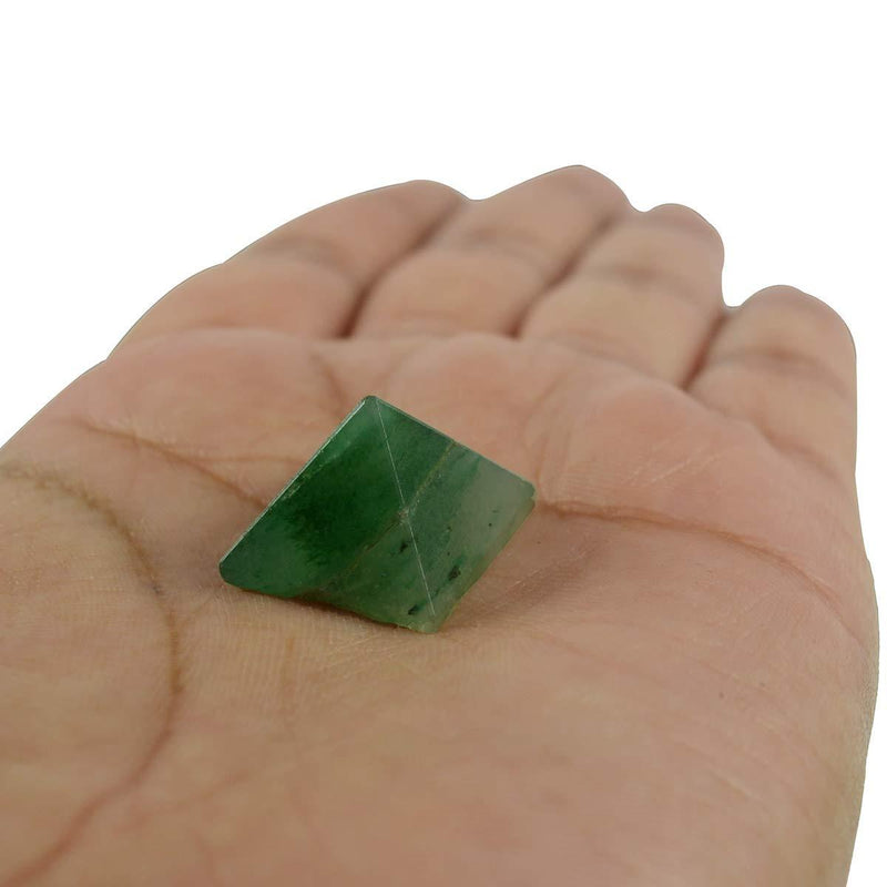 Natural Aventurine Reiki Healing and Crystal Healing Stone Pyramid ( Green) - BrahmatellsStore