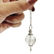 Natural Clear Quartz Pendulum for Dowsing & Meditation | Brahmatells - BrahmatellsStore