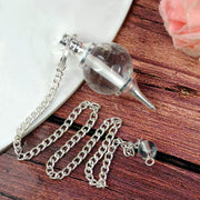 Natural Clear Quartz Pendulum for Dowsing & Meditation | Brahmatells - BrahmatellsStore