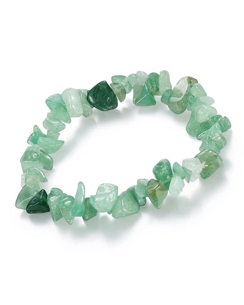 Natural Energized Aventurine Crystal Strand Bracelet - BrahmatellsStore