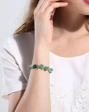 Natural Energized Aventurine Crystal Strand Bracelet - BrahmatellsStore