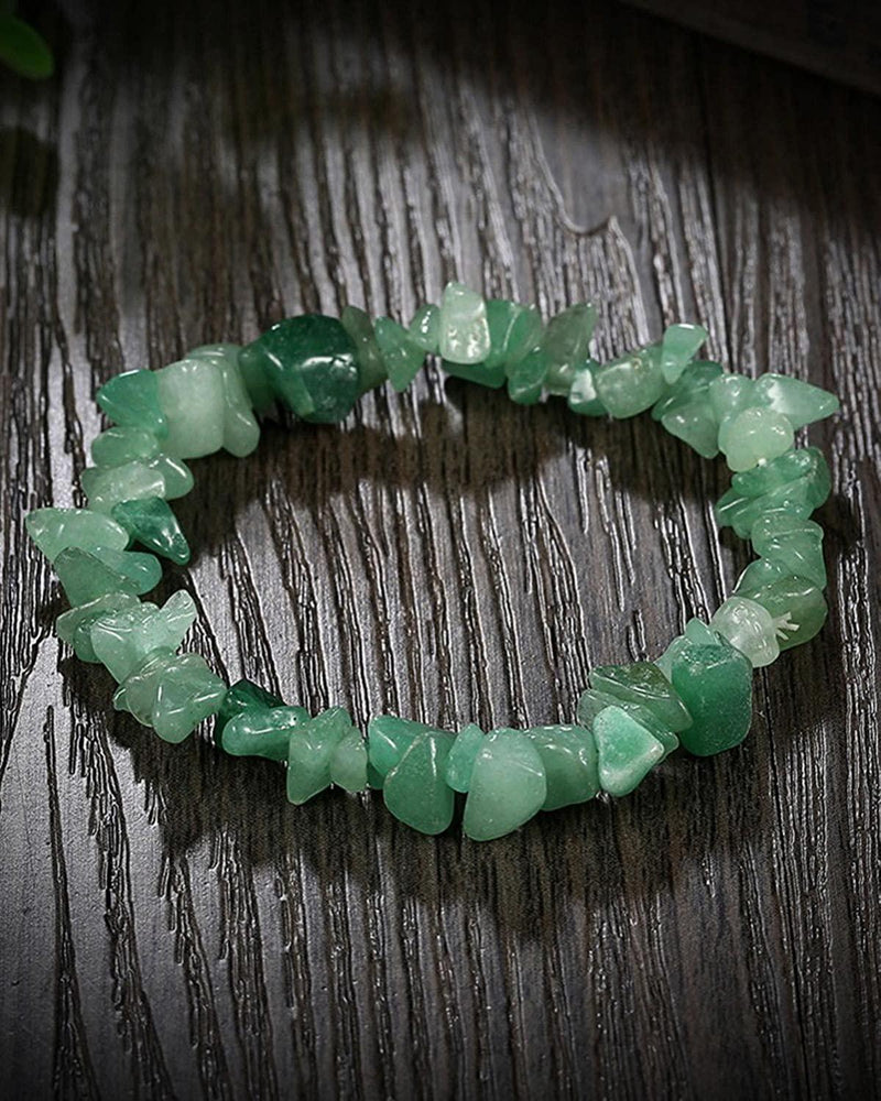 Natural Energized Aventurine Crystal Strand Bracelet - BrahmatellsStore