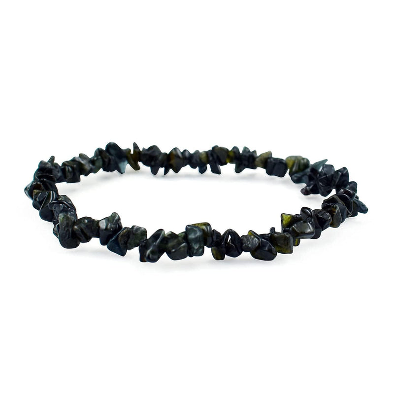 Natural Energized Moldavite Chip Bracelet - BrahmatellsStore