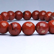 Natural Energized Red Jasper Reiki Healing Stones Bracelet - 8mm Beads - BrahmatellsStore