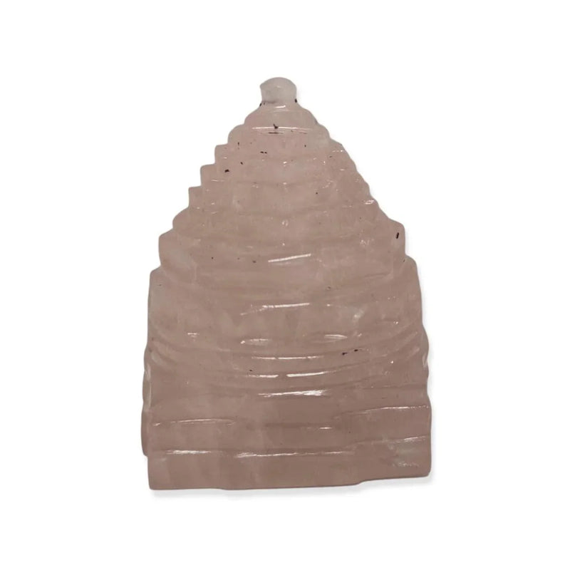 Natural Handcrafted Semi Precious Gemstone Meru Shree Yantra (Shali Gram Shree Yantra) - BrahmatellsStore