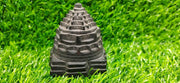 Natural Handcrafted Semi Precious Gemstone Meru Shree Yantra (Shali Gram Shree Yantra) - BrahmatellsStore