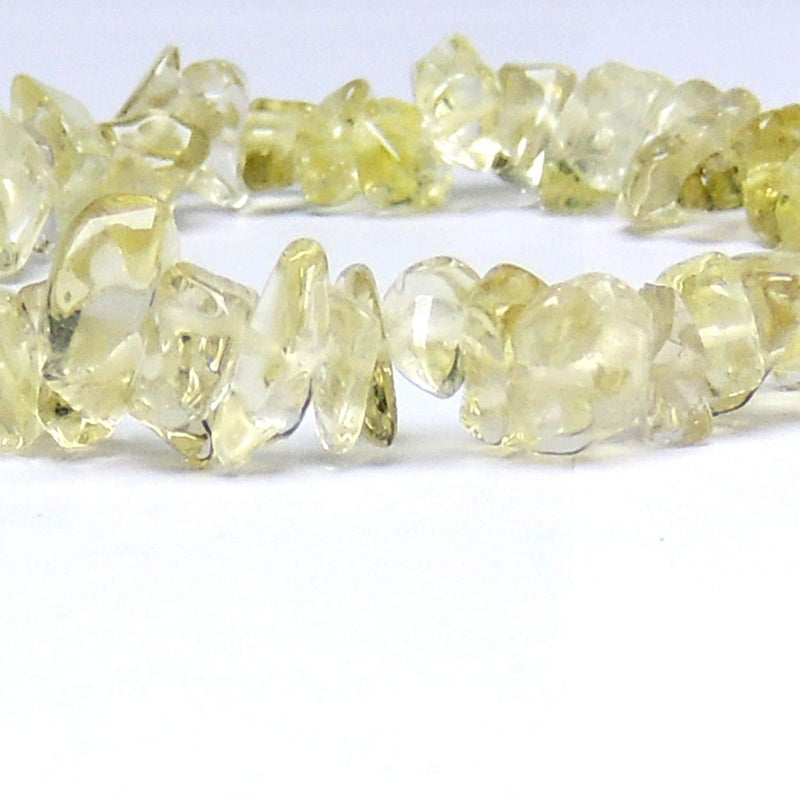 Natural Lemon Quartz Chips Bracelet - BrahmatellsStore