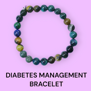 Natural Stone Diabetes Management Bracelet - Brahmatells - BrahmatellsStore