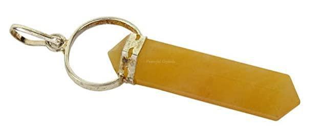 Natural Stone Healing Agate Crystal Gemstone Positive Energy stone Double Point Pendant - BrahmatellsStore