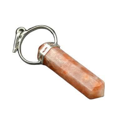 Natural Stone Healing Agate Crystal Gemstone Positive Energy stone Double Point Pendant - BrahmatellsStore