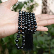 Natural Tourmaline Mala 109 Beads - Enhance Your Spiritual Practice | Brahmatells - BrahmatellsStore