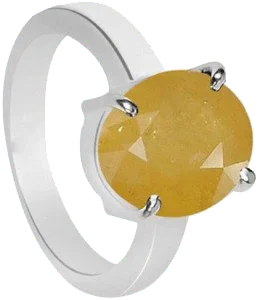 Natural Yellow Sapphire Ring - Jupiter's Harmony | Brahmatells - BrahmatellsStore