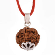 Nine Mukhi Rudraksha Silver Pendant - Harness Goddess Durga's Might | Brahmatells - BrahmatellsStore