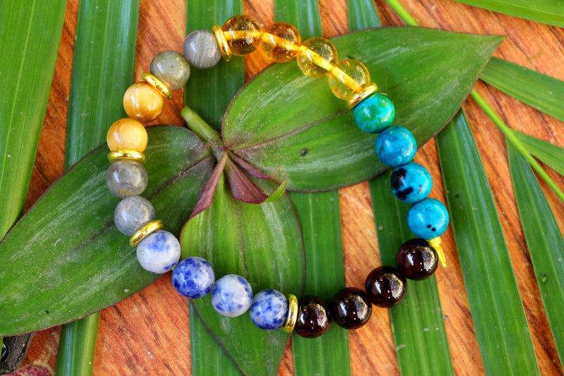 November Birthstone Bracelet - Citrine Calmness - Brahmatells - BrahmatellsStore