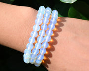 Opalite Stretchy Bracelet | Handmade Gemstone Accessory - BrahmatellsStore