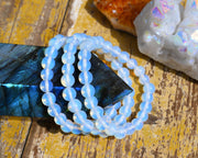 Opalite Stretchy Bracelet | Handmade Gemstone Accessory - BrahmatellsStore