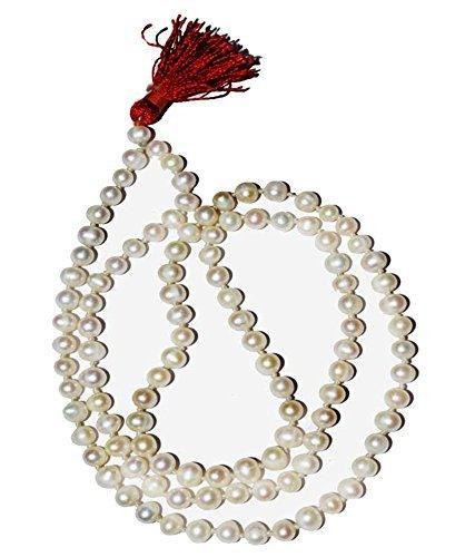 Original Pearl/Moti Mala for Good Luck - 109 Beads | Brahmatells - BrahmatellsStore