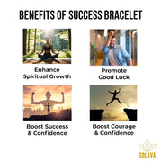 Original Success Bracelet - Certified Success Crystal Bracelet for Growth, Money, Wealth, Abundance, Prosperity, Good Luck and Chakra Healing - 8 MM Beads - BrahmatellsStore