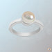 Pearl Cream Rose-Light Ring - Lunar Elegance | Brahmatells - BrahmatellsStore