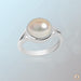 Pearl cream rose-light-ring silver BTP114RSM - BrahmatellsStore