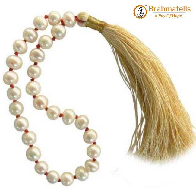 Pearl Japa Mala for Moon Harmony | Brahmatells - BrahmatellsStore