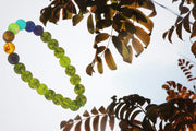 Peridot Bracelet with 7 Chakra - BrahmatellsStore