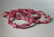 Pink Tourmaline Chip Bracelet - BrahmatellsStore