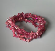 Pink Tourmaline Chip Bracelet - BrahmatellsStore
