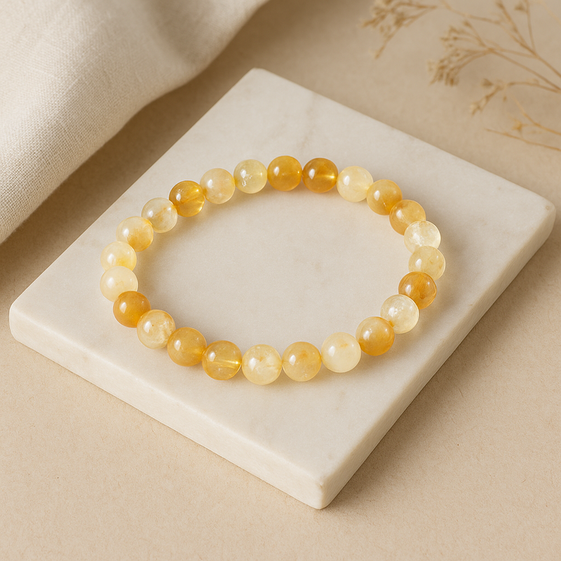 Natural Topaz Bracelet — Elegant Zodiac Accessory