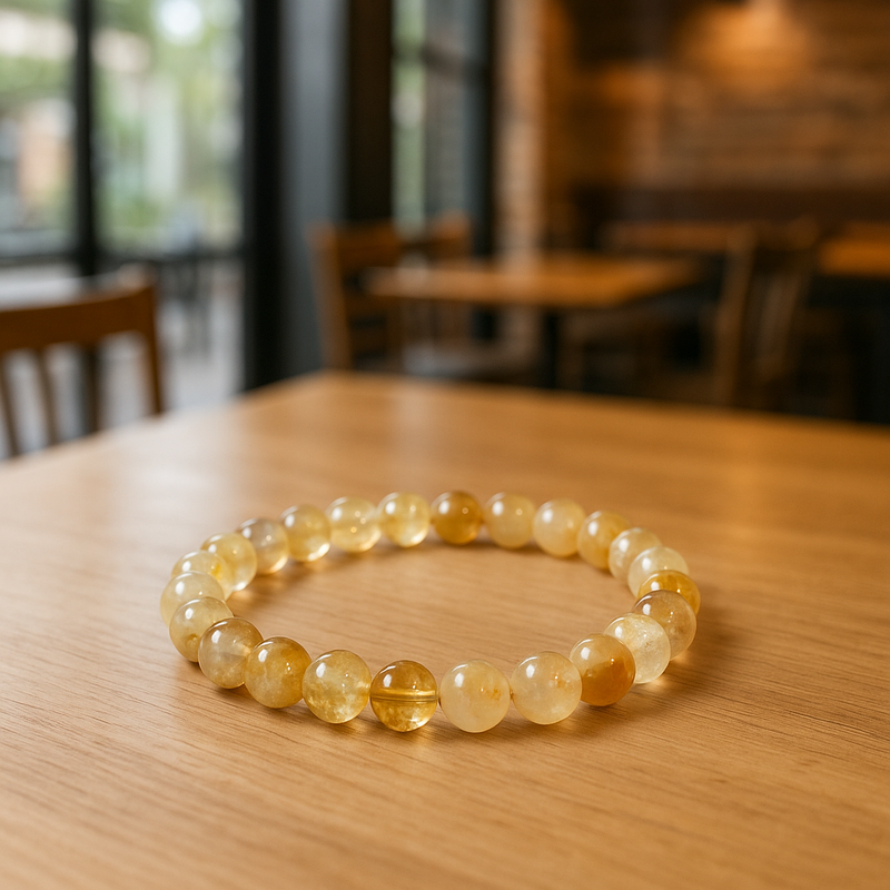 Natural Topaz Bracelet — Elegant Zodiac Accessory