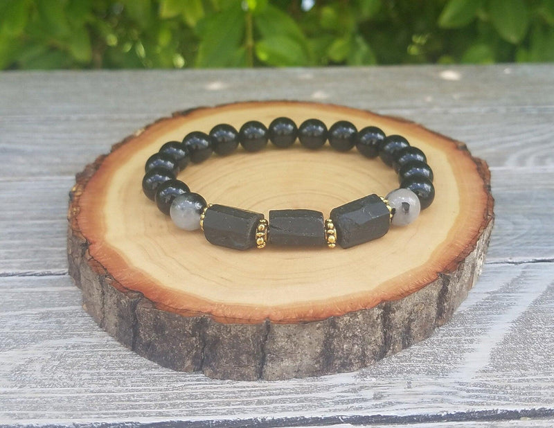Protection Bracelet – Aura & Negative Energy Shield - BrahmatellsStore