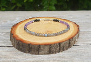 Protection Bracelet - Empath Protection, Negative Energy Protection, Psychic Protection, Labradorite, Amethyst, Black Onyx - BrahmatellsStore