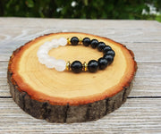 Protection Bracelet - Yin Yang Bracelet, Negative Energy Protection, Psychic Protection, - BrahmatellsStore