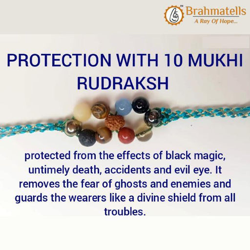 Protection With 10 Mukhi Rudraksha - BrahmatellsStore