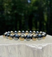 Pyrite and Hematite Bracelet - BrahmatellsStore