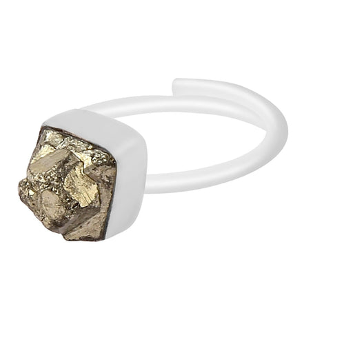 Pyrite Druzy Ring: Confidence & Prosperity Symbol | Brahmatells - BrahmatellsStore