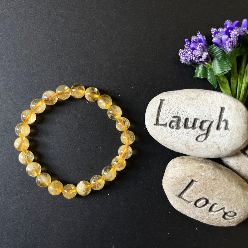 Radiant Citrine Crystal Bracelet | Brahmatells Astro Collection - BrahmatellsStore