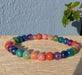 Rainbow Gemstone, Chakra Bracelet, Natural Crystals, Beaded Bracelet, Positive Energy, Balancing & Harmony, Yoga - BrahmatellsStore