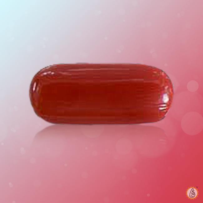 Red Coral Capsule Pendant - Moonga for Mars Energy Alignment | Brahmatells - BrahmatellsStore