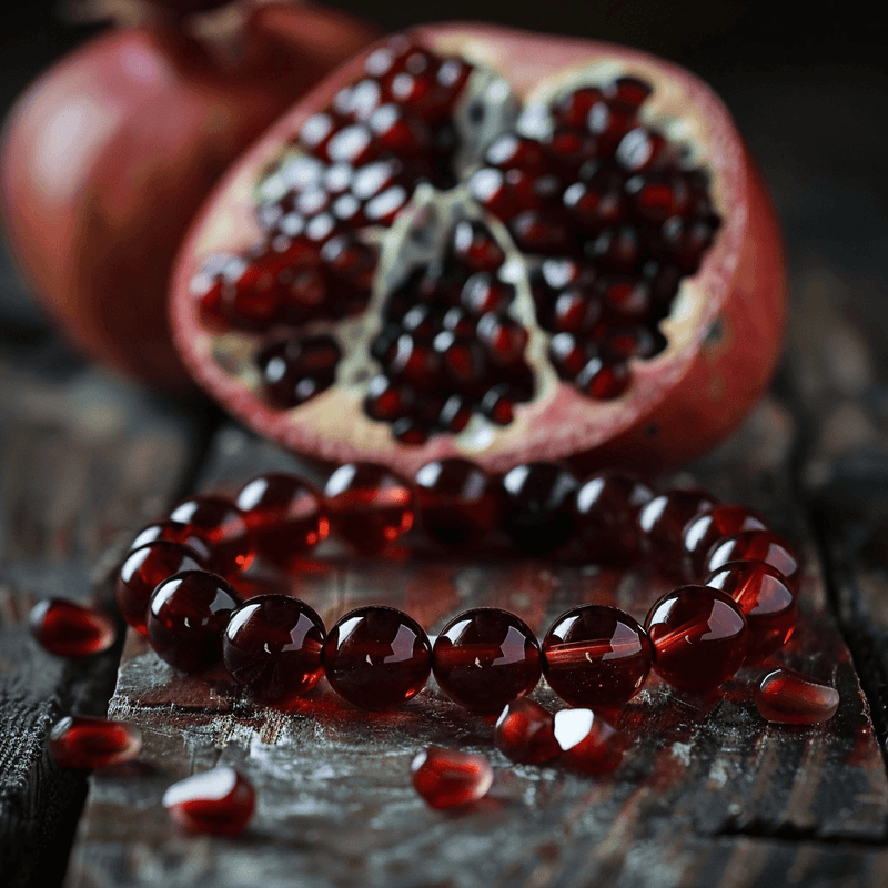 Red Garnet Bracelet for Courage & Passion | Brahmatells - BrahmatellsStore