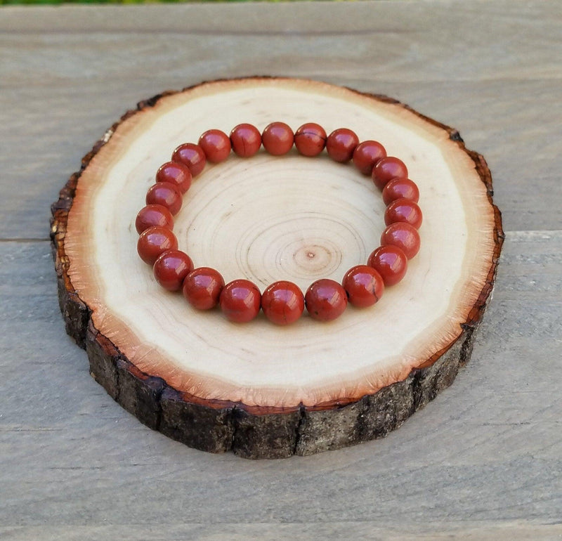 Red Jasper Bracelet: Embrace Earth's Warmth | Brahmatells - BrahmatellsStore