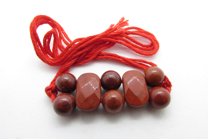 Red Jasper Rakhi: Emotional Balance & Protection | Brahmatells - BrahmatellsStore
