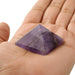 Reiki Crystal Products Natural Crystal Stone Amethyst Pyramid, Standard, Purple. - BrahmatellsStore