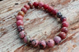 Rhodonite Beads Bracelet | Heart Chakra Healing - BrahmatellsStore