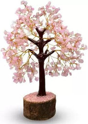 Rose Quart Crystal Wishing Tree - BrahmatellsStore