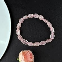 Rose Quartz Diamond Cut Bracelet - 8mm Beads for Reiki Healing - BrahmatellsStore
