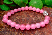 Rose quartz Diamond Cut Bracelet - BrahmatellsStore