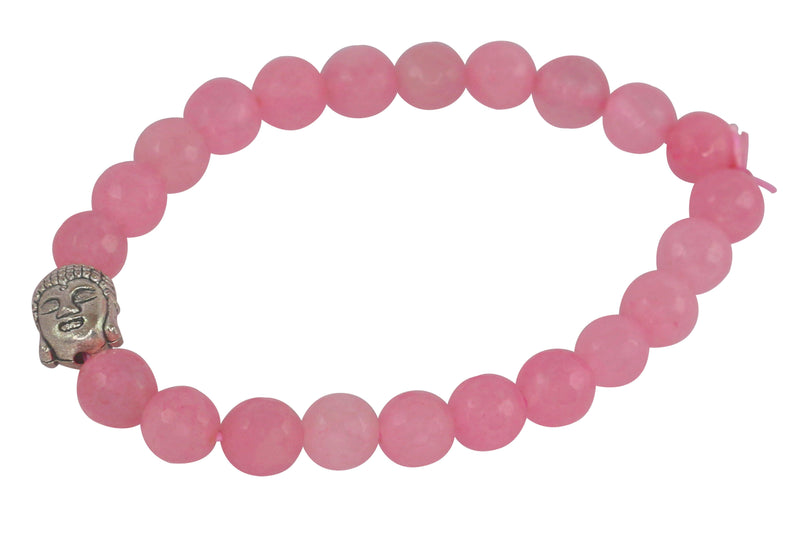 Rose quartz Diamond Cut Bracelet - BrahmatellsStore