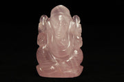 Rose Quartz Ganesha Idol for Love & Prosperity | Brahmatells - BrahmatellsStore